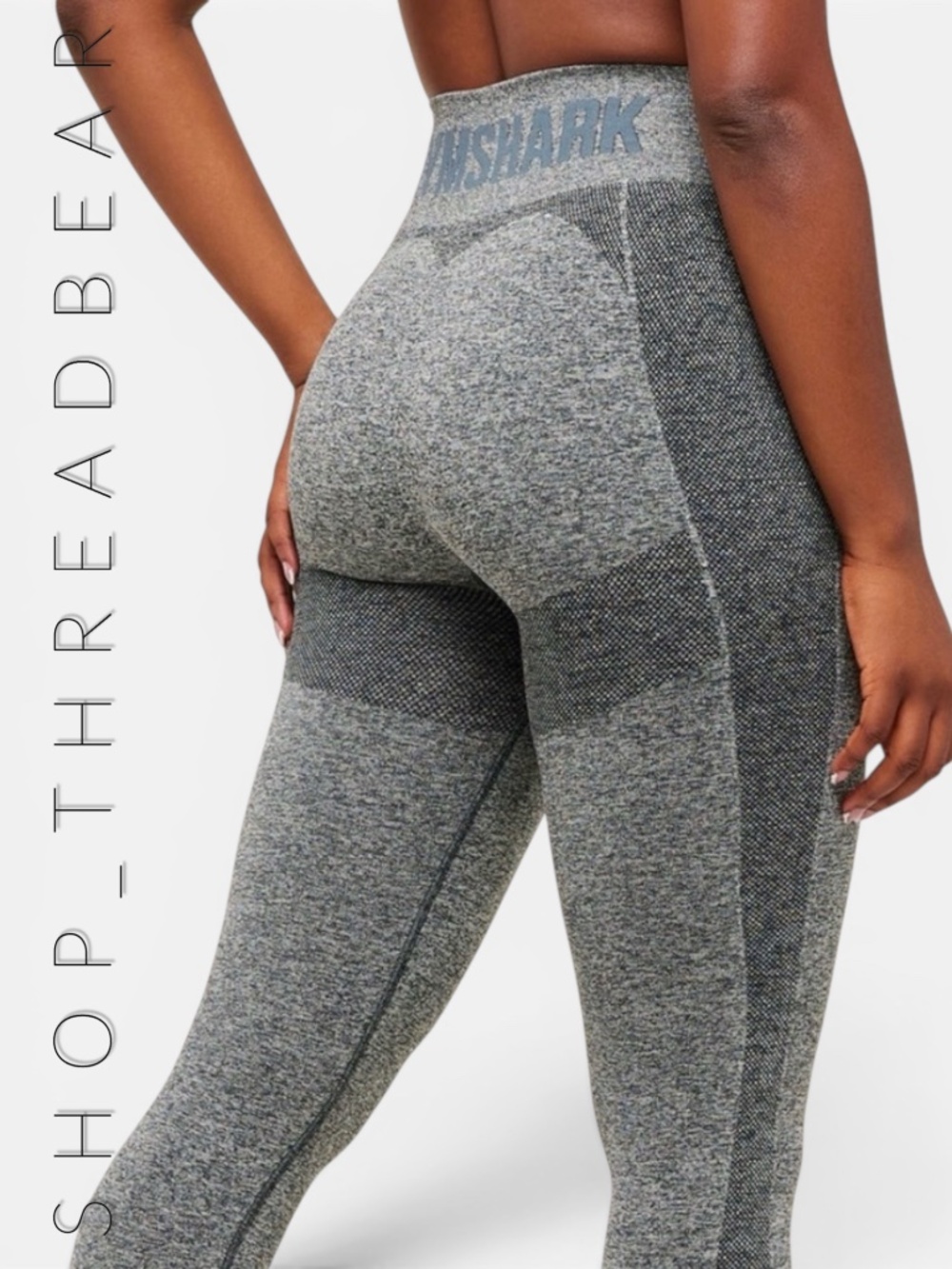 EUC [Gymshark] Gray High Rise < Flex > Full Length Workout Leggings | XS · Small